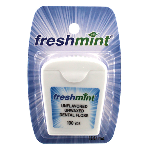 FreshMint DF100 100yd Mint Waxed Dental Floss | Anchortex &nd...