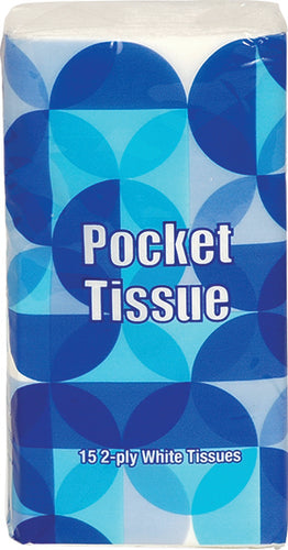 TIS15 Pocket Pack Tissues (Case)