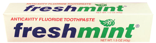 FreshMint TP15 1.5 oz. Fluoride Toothpaste (Boxed) (Case)