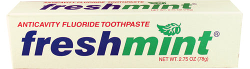 FreshMint TP275 2.75 oz. Fluoride Toothpaste - Boxed (Case)