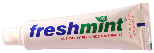 FreshMint TP275NB 2.75 oz. Fluoride Toothpaste - Unboxed (Case)
