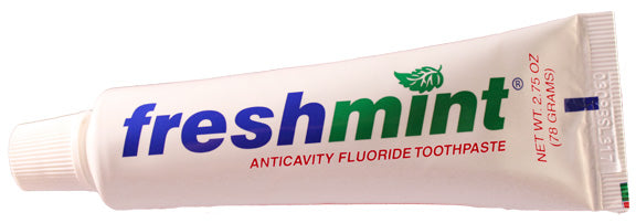 FreshMint TP275NB 2.75 oz. Fluoride Toothpaste - Unboxed (Case)