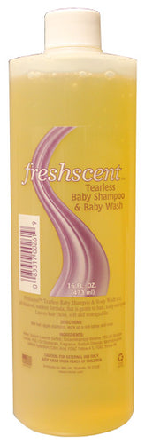 FreshScent TS16 16 oz. Tearless Baby Shampoo & Body Wash (Case)