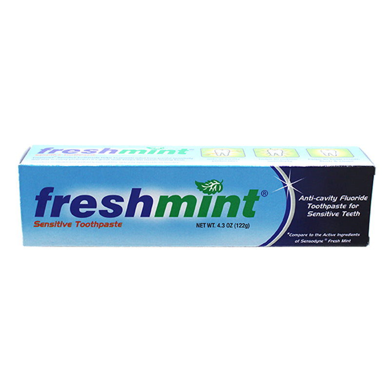 FreshMint TPS43 4.3 oz. Sensitive Anticavity Fluoride Toothpaste (Case)