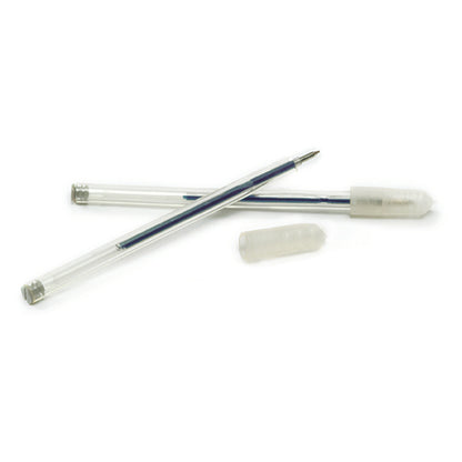 PEN1 Clear Flexible Pen w/ Cap - Blue - Healthcare - Prisons | Anchortex