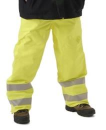 NASCO Omega Flame Resistant Hi-Vis Rain Pants - Chemical Splash Resistant