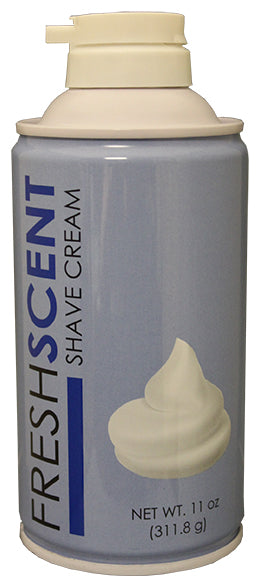 FreshScent ASC11 11 oz. Aerosol Shave Cream - Alcohol Free (Case)