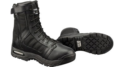 Original S.W.A.T. 123201 Metro Air 9" NVA Duty Boots with Side Zipper - Black