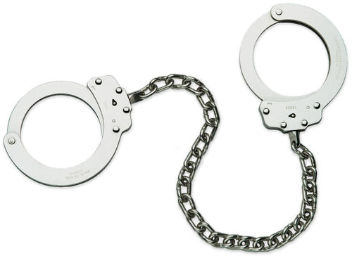 Peerless Model 703C Leg Iron Cuffs - Nickel Finish