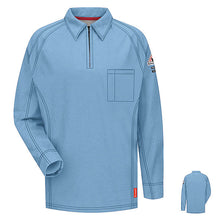Load image into Gallery viewer, Bulwark QT12 Mens IQ Series Comfort Knit FR Long Sleeve Polo Knit Shirt (HRC 2 - 8.2 cal)
