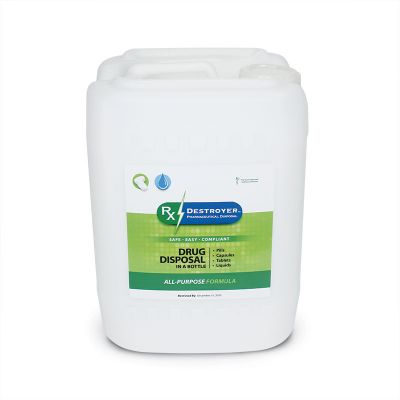 RX Destroyer RX5 All-Purpose Pharmaceutical Disposal System - 5 gal container