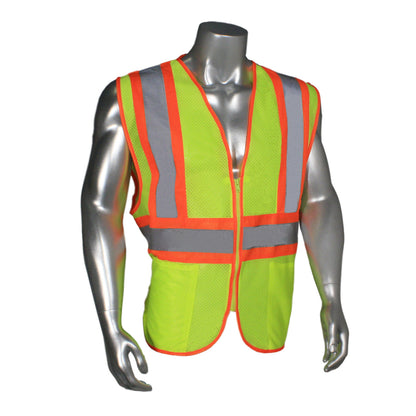 Radwear LHV-5ANSI-CT Type R Class 2 Safety Vest with Zipper Front