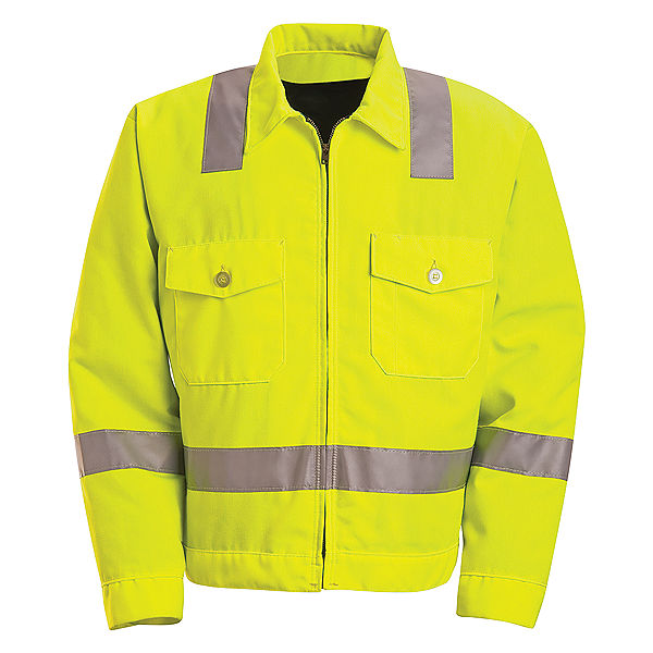 Red Kap JY32 High Visibility Ike Jacket