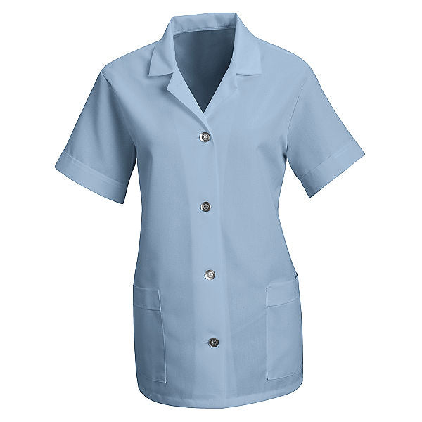Red Kap TP23 Women's Loose Fit Short Sleeve Button Front Smock