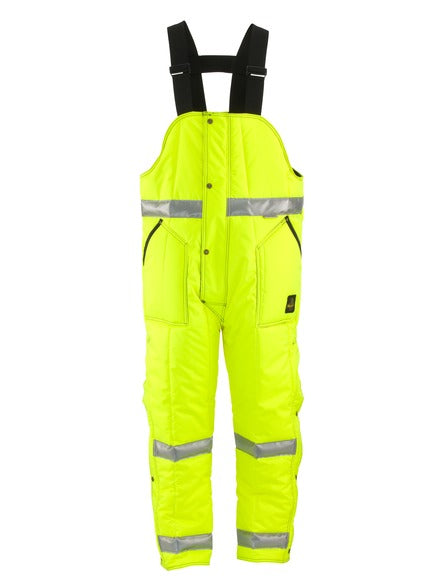 Refrigiwear 0385L2 Iron-Tuff High Visibility High Bib Overall with Reflective Tape