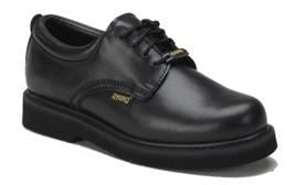 Rhino 40C01 Men's Leather Postman Oxford Shoes - Black