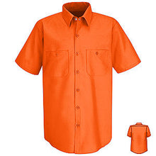 Load image into Gallery viewer, Red Kap SC40 Men&#39;s Short Sleeve Wrinkle Resistant 100% Cotton Shirt
