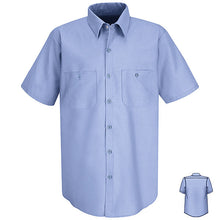 Load image into Gallery viewer, Red Kap SC40 Men&#39;s Short Sleeve Wrinkle Resistant 100% Cotton Shirt
