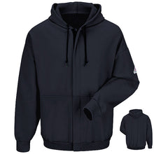 Load image into Gallery viewer, Bulwark SEH4 Flame Resistant Zip-Front Hooded Sweatshirt - Cotton-Spandex Blend (HRC 2 - 17.0 cal)
