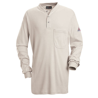 Bulwark SEL2 Lightweight FR Long Sleeve Henley Shirt - Excel FR (HRC 2 - 8.9 cal)