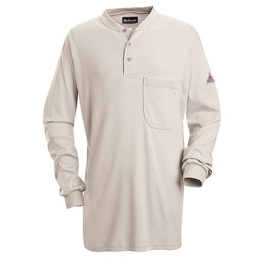 Bulwark SEL2 Lightweight FR Long Sleeve Henley Shirt - Excel FR (HRC 2 - 8.9 cal)