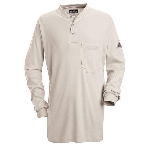 Bulwark SEL2 Lightweight FR Long Sleeve Henley Shirt - Excel FR (HRC 2 - 8.9 cal)