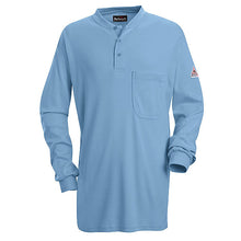 Load image into Gallery viewer, Bulwark SEL2 Lightweight FR Long Sleeve Henley Shirt - Excel FR (HRC 2 - 8.9 cal)
