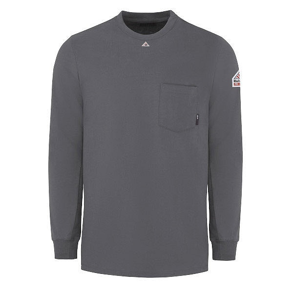 Bulwark SET2 Lightweight FR Knit Long Sleeve Tagless T Shirt - Excel FR (HRC 2 - 8.9 cal)