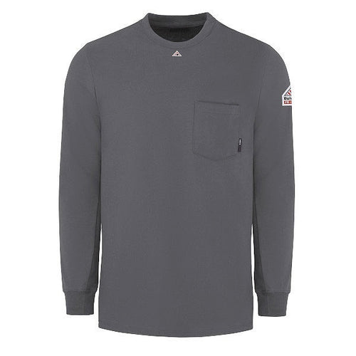 Bulwark SET2 Lightweight FR Knit Long Sleeve Tagless T Shirt - Excel FR (HRC 2 - 8.9 cal)