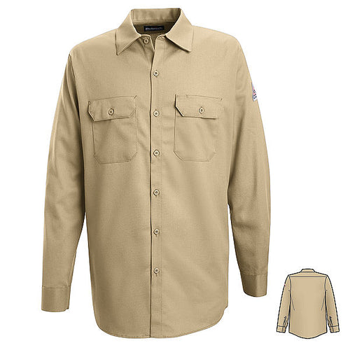 Bulwark SEW2 Flame Resistant Button Front Work Shirt - Excel FR (HRC 1 - 7.7 cal)