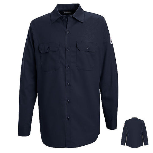 Bulwark SLW2 Flame Resistant Button Front Work Shirt - Excel FR ComforTouch (HRC 2 - 8.6 cal)