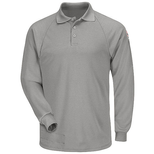 Bulwark SMP2 Lightweight Classic FR Long Sleeve Polo Shirt - Cooltouch 2 (HRC 2 - 8.3 cal)