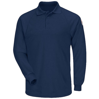 Bulwark SMP2 Lightweight Classic FR Long Sleeve Polo Shirt - Cooltouch 2 (HRC 2 - 8.3 cal)