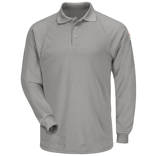 Bulwark SMP2 Lightweight Classic FR Long Sleeve Polo Shirt - Cooltouch 2 (HRC 2 - 8.1 cal)