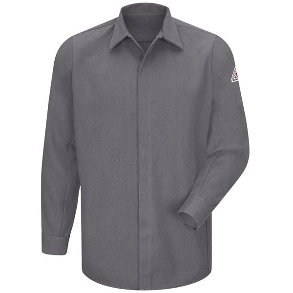 Bulwark SMS2 Midweight FR Concealed-Gripper Pocketless Shirt - Cooltouch 2 (HRC 2 - 9 cal)