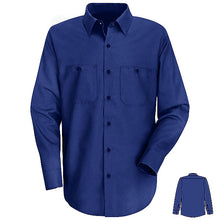 Load image into Gallery viewer, Red Kap SP14 Men&#39;s Solid Color Long Sleeve Work Shirt
