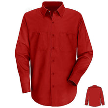 Load image into Gallery viewer, Red Kap SP14 Men&#39;s Solid Color Long Sleeve Work Shirt

