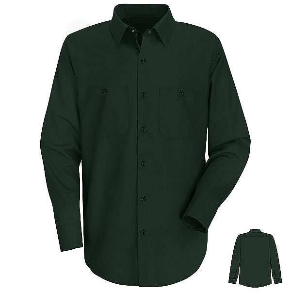 Red Kap SP14 Men's Solid Color Long Sleeve Work Shirt