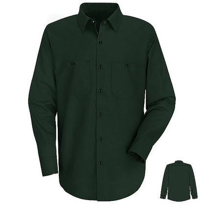 Red Kap SP14 Men's Solid Color Long Sleeve Work Shirt