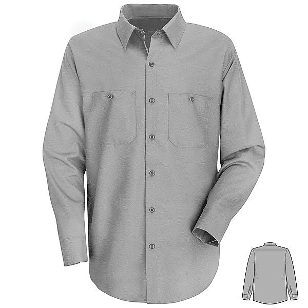 Red Kap SP14 Men's Solid Color Long Sleeve Work Shirt