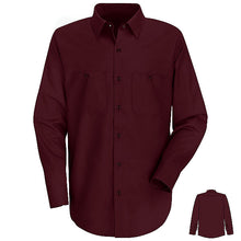 Load image into Gallery viewer, Red Kap SP14 Men&#39;s Solid Color Long Sleeve Work Shirt
