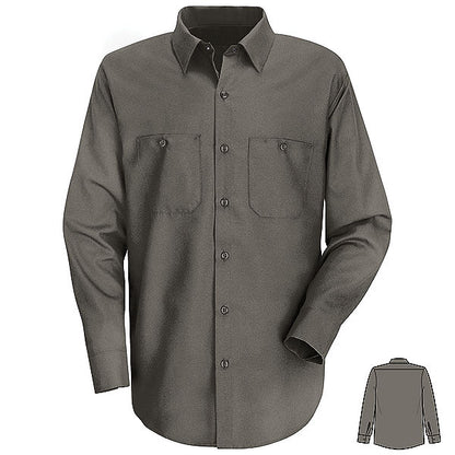 Red Kap SP14 Men's Solid Color Long Sleeve Work Shirt