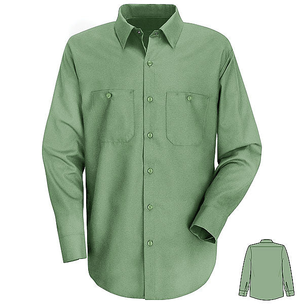Red Kap SP14 Men's Solid Color Long Sleeve Work Shirt