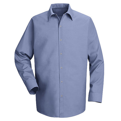 Red Kap SP16 Men's Pocketless Long Sleeve Work Shirt