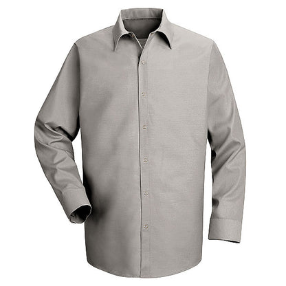 Red Kap SP16 Men's Pocketless Long Sleeve Work Shirt