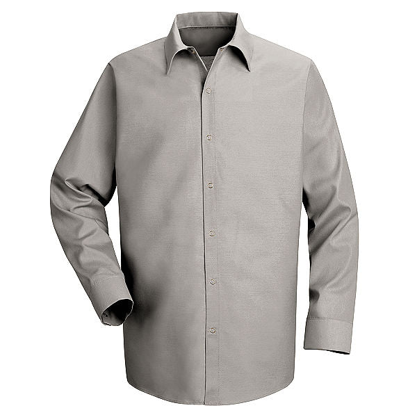 Red Kap SP16 Men's Pocketless Long Sleeve Work Shirt
