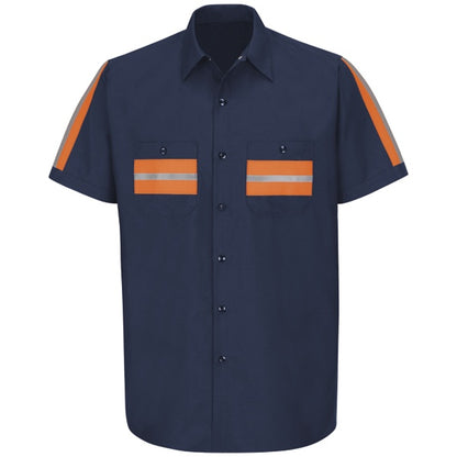 Red Kap SP24 Enhanced Visibility Short Sleeve Work Shirt