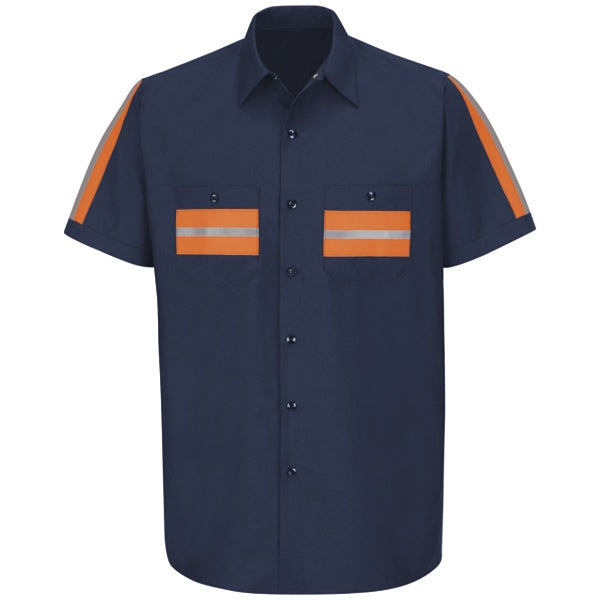 Red Kap SP24 Enhanced Visibility Short Sleeve Work Shirt