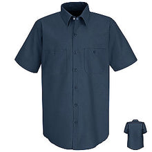 Load image into Gallery viewer, Red Kap SP24 Men&#39;s Solid Color Short Sleeve Industrial Work Shirt
