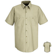 Load image into Gallery viewer, Red Kap SP24 Men&#39;s Solid Color Short Sleeve Industrial Work Shirt
